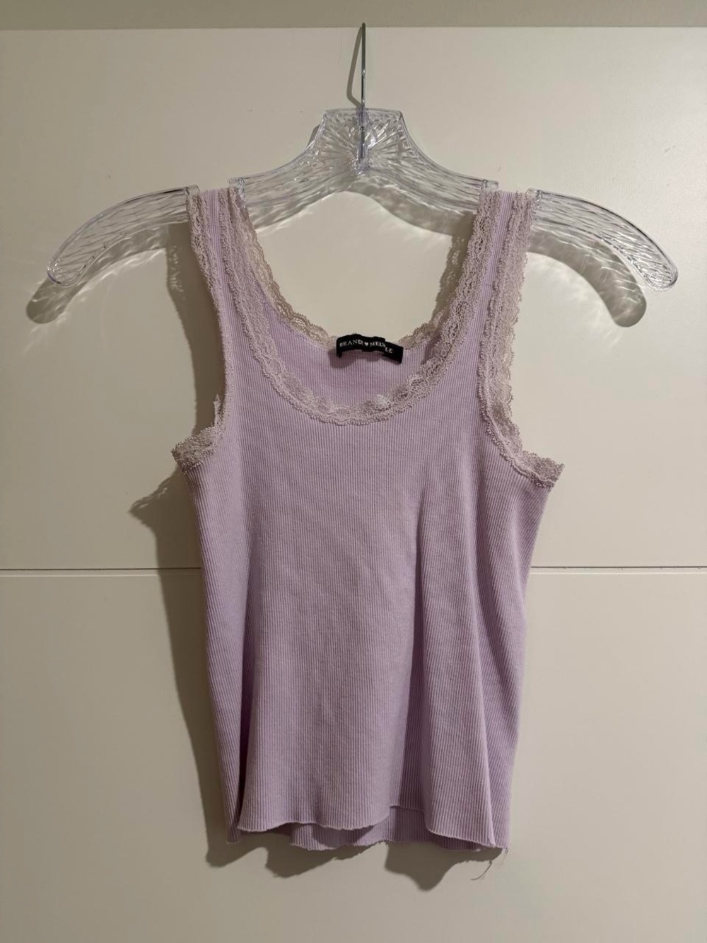 Two brandy Melville lace tank tops
